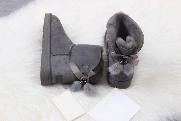 

2018 women 039 au tralia cla ic kneel boot ankle boot black grey che tnut navy women ribbon and hair tra boot u 5 10