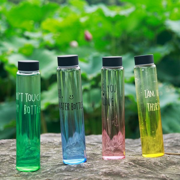 

350ml water bottle,beautiful and durable glass bottle,leakproof and splash proof