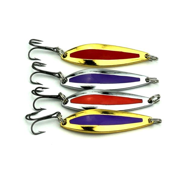 

8pcs lures spinners ,spinnerbaits ,spoons trout spinner kit metal fishing spoons bait 5.5cm blade spinner baits11.6g fishing lures bass sp