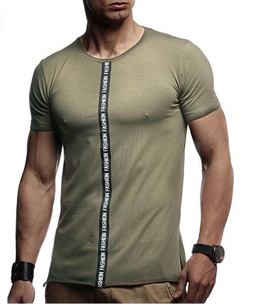 

men clothing high street casual panelled tshirts summer fashion crew neck tees male short sleeved ing, White;black