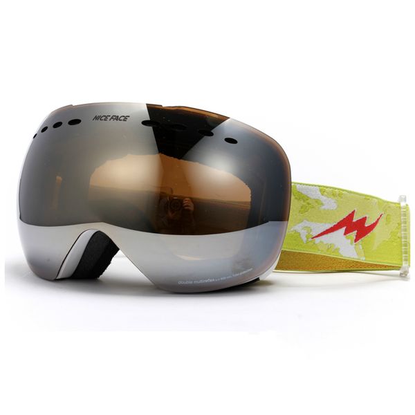

snow skiing snowboard eyewear glasses men women winter outdoor ski goggles double layers uv400 anti-fog windproof big mask