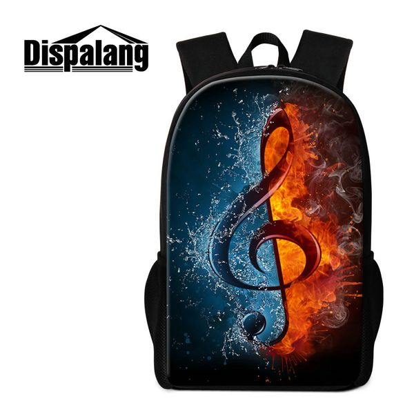 

new fashion women men backpack unique musical note male female school bags for teenage girls boys children casual shoulder bagpacks knapsack