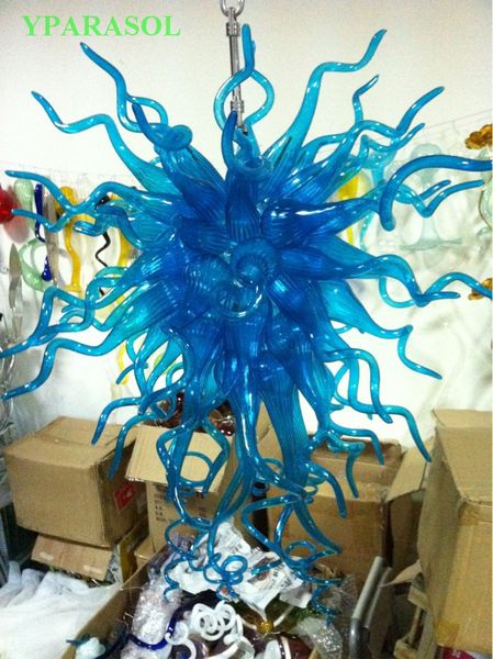 

latest design chihuly style art glass american pride chandelier hand made blown glass chandelier custom light sale