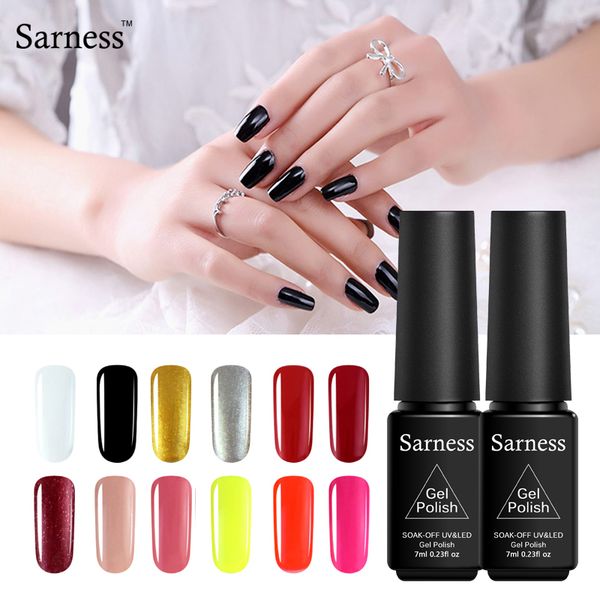 

sarness professional 29 colors nail gel polish soak off uv gel vanish long lasting nail polish lacquer all for manicure, Red;pink