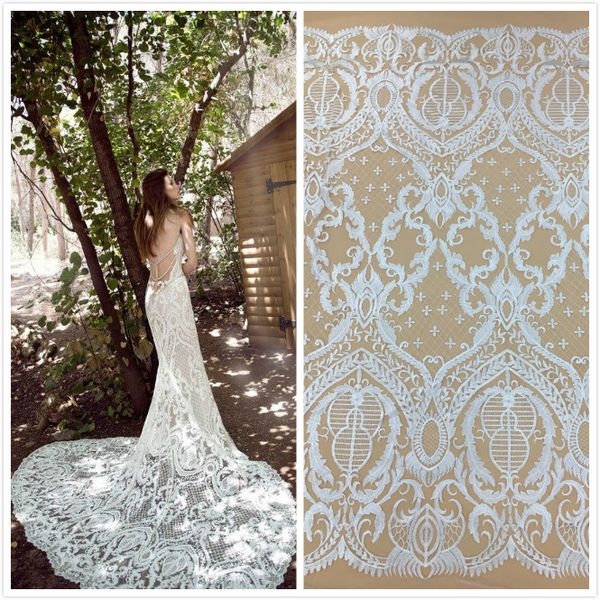 

african lace fabric 2018 lace french tulle lace with floral bridal wedding for 5 yards lot, White;gold
