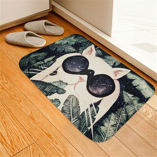 

dropship cats animal print entrance doormat kitchen rugs door mats welcome floor mats karpet front porch rugs foot pad tapete