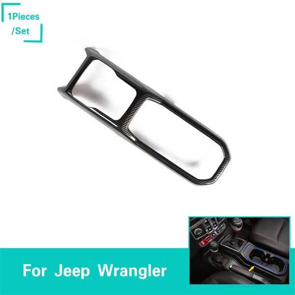 Grosshandel Carbonfaser Abs Gangschaltung Frame Panel Dekoration Abdeckung Gepasst Fur Jeep Wrangler Jl 2018 Auto Interieur Zubehor Von Szzt20170724