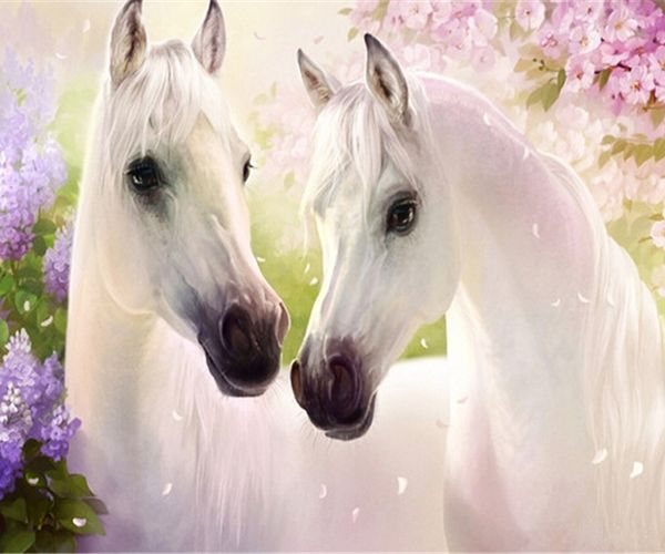 

a1265 twohorses 30*25 5d diy diamond painting embroidery home decor diamond crossing stitch 100% resin tool dril painting mosaic needlework