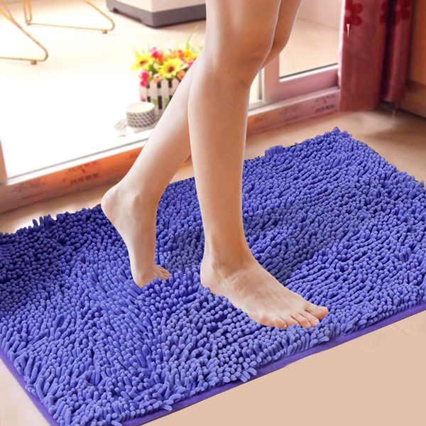 

high level chenille non-slip large bathroom rugs 15 solid colors bathroom rugs carpet 1pc and carpets for