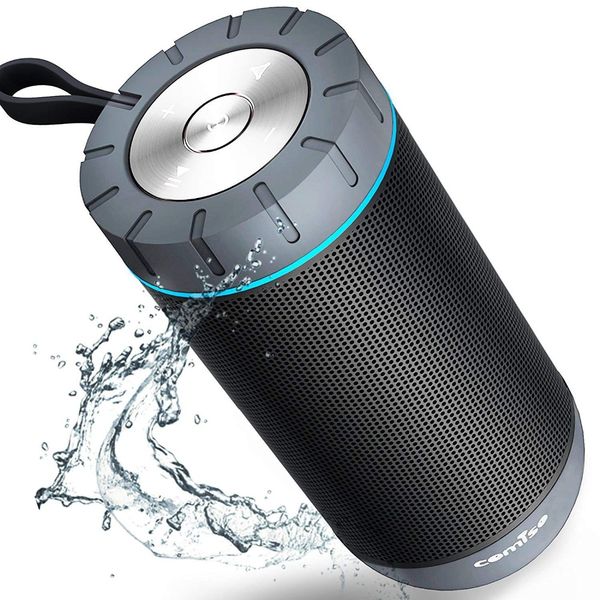 

pvflymk 12w portable outdoor wireless bluetooth speaker waterproof 360 superior sound dual drivers dual passive radiators quality