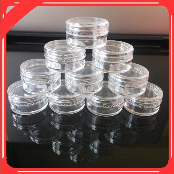 

Co metic empty jar pot eye hadow makeup face cream container bottle capacity 5g with hip