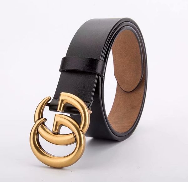 

selling new mens womens black belt genuine leather business belts pure color belt snake pattern buckle belt for gift6, Black;brown
