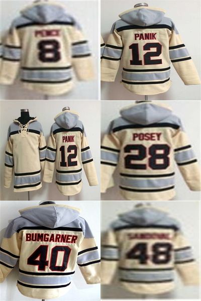 

завод выход мужские женские дети сан-франциско 8 охотник пенсов 28 бастер поузи 40 мэдисон бумгарнер бежевый лучшее качество дешевые бейсбол, Black;red