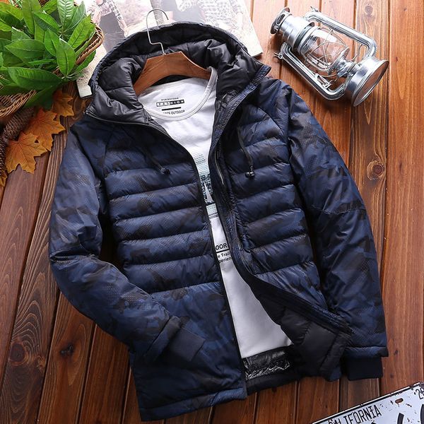 

zhan di ji pu brand clothing men plus size 4xl 5xl winter parka 133, Black