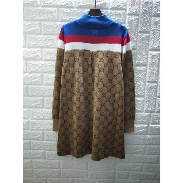 

женщины дизайнерские модные платья летние женские с длинным рукавом письма печатные повседневные пальто и пиджаки роскошные длинные платья у, Black;pink