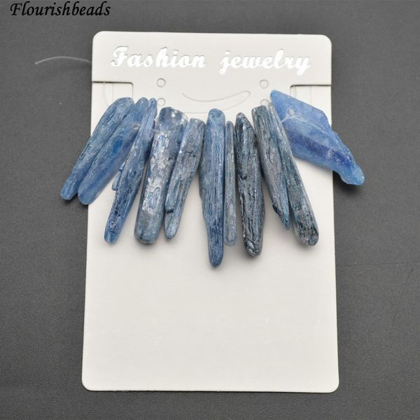 

natural kyanite rough stone strip point beads necklace pendants 5pc per lot fit fashion jewelry necklace making, Silver