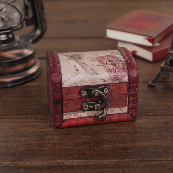 

new mini storage boxes vintage jewelry box organizer storage case map pattern metal container handmade home small boxes wx9-755