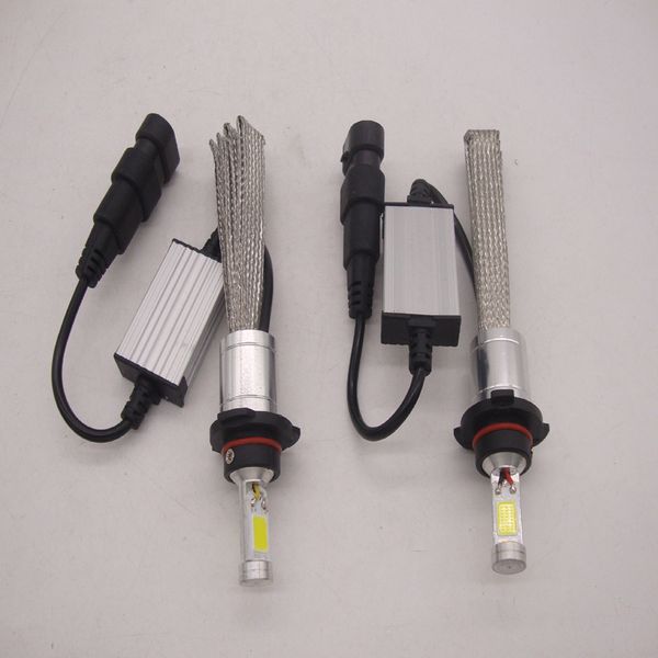 

pair h1 h4 h7 h11 9005 9006 9007 300w 30000lm car led headlight bulb conversion cree cob kit 6000k white