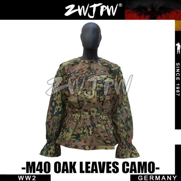

german elite m40 ss oak leaves camo hunting smock de/505133