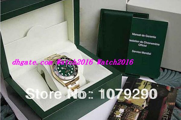 

box/certificate luxury fashion watches ceramic 2 ii 116718 green dial stainless steel automatic mens men's watch