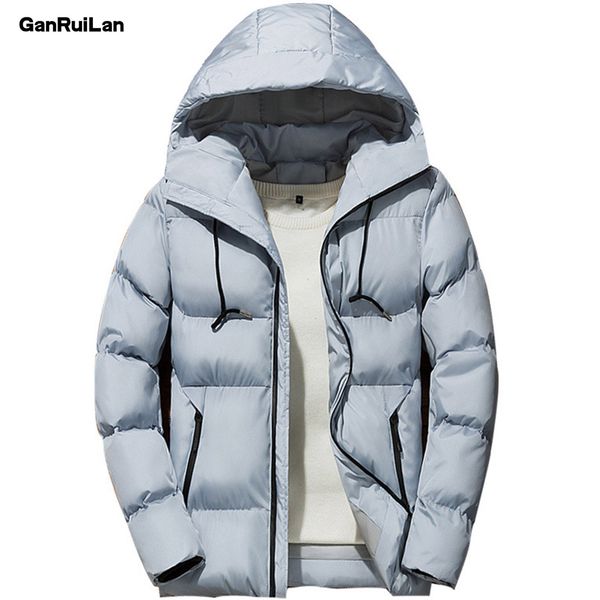 

2018 winter mens jackets casual new hooded thick padded mens jacket coats warm zipper slim outwear plus size 4xl jk18045, Black;brown