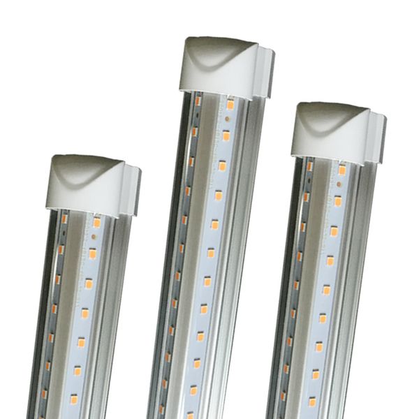 8 FUß LED-Leuchten 8 Fuß LED-Röhrenlicht V-Form T8-Integration hohe Helligkeit 2 Fuß 3 Fuß 4 Fuß 5 Fuß 6 Fuß 52 W 56 W 8 Fuß Tageslicht 4000-4500 K