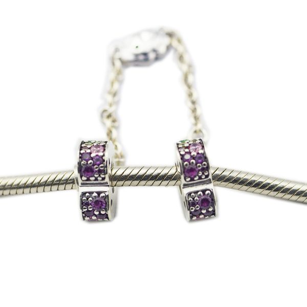 

rainbow arcs of love safety chain silver beads for woman diy jewelry making silver charms fit original 925 silver charms bracelet & necklace