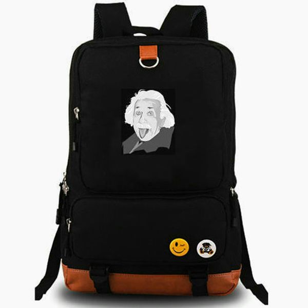 

physicist backpack albert einstein day pack fun school bag fashion packsack quality rucksack sport schoolbag outdoor daypack