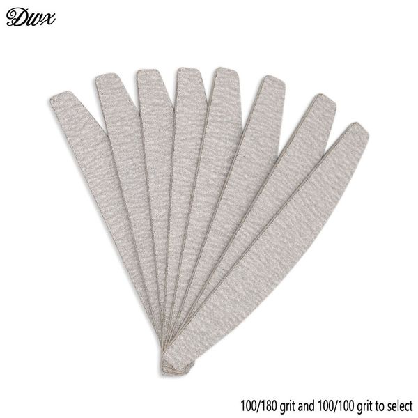 

100pcs/lot manicure sanding nail file buffers 100/180 grey sandpaper tools 100/100 plastic emery boards lixa de unha