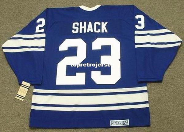 

wholesale mens eddie shack toronto maple leafs 1967 ccm vintage retro hockey jersey, Black;red