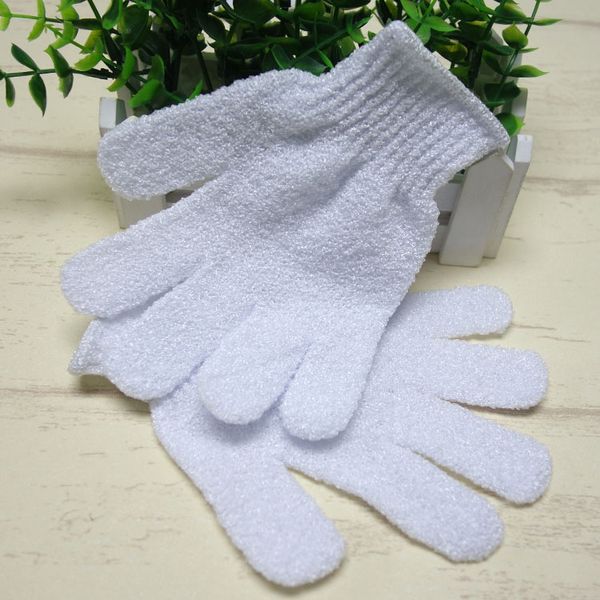 

ems exfoliating bath glove five fingers bath bathroom accessories nylon bath gloves bathing supplies products