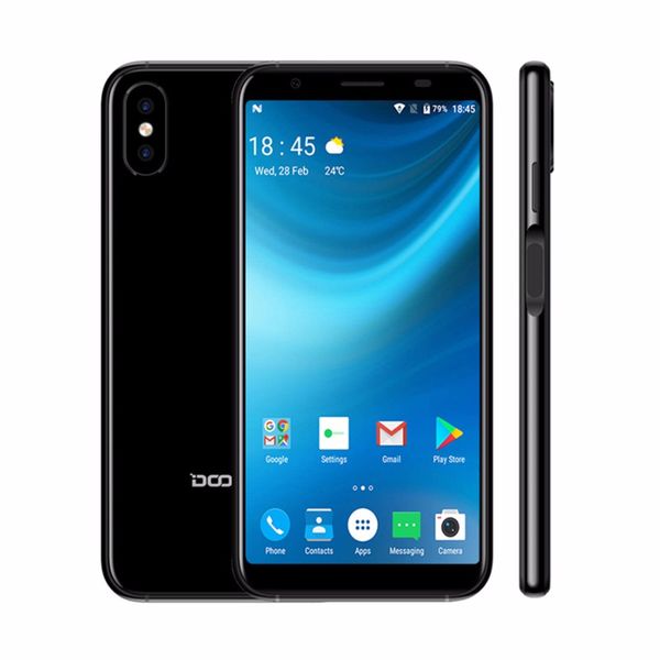 Best Doogee X55 Side Fingerprint Cellphone 5 5 Inch 18 9 Hd Quad