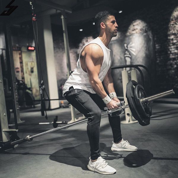 

Brand Mens T Shirts Summer Cotton Slim Fit Men Tank Tops Clothing Bodybuilding Undershirt Golds Fitness Tops Tees
