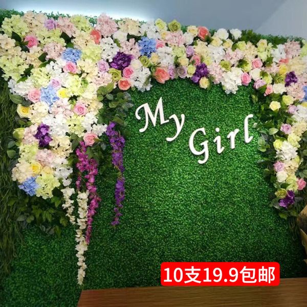 

diy artificial silk fake carola handmade hydrangea heads bouquet home flower for wedding arrange party birthday wall decor table accessories
