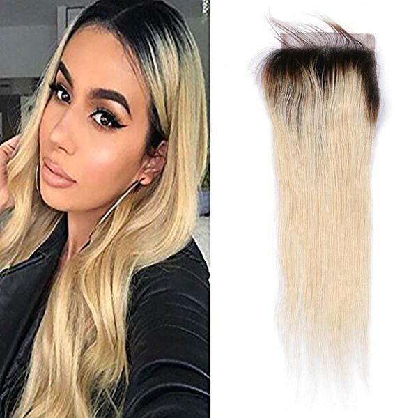 

indian virgin hair products 4x4 lace closure middle 3 part 4 by 4 closure straight human hair 8-20inch ruyibeauty, Black;brown