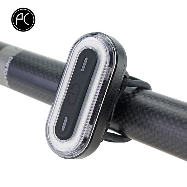 

pcycling bicycle light red rear light 100 lumen cob led 6 modes ip8 waterproof usb charge bike lamp cycling accessories