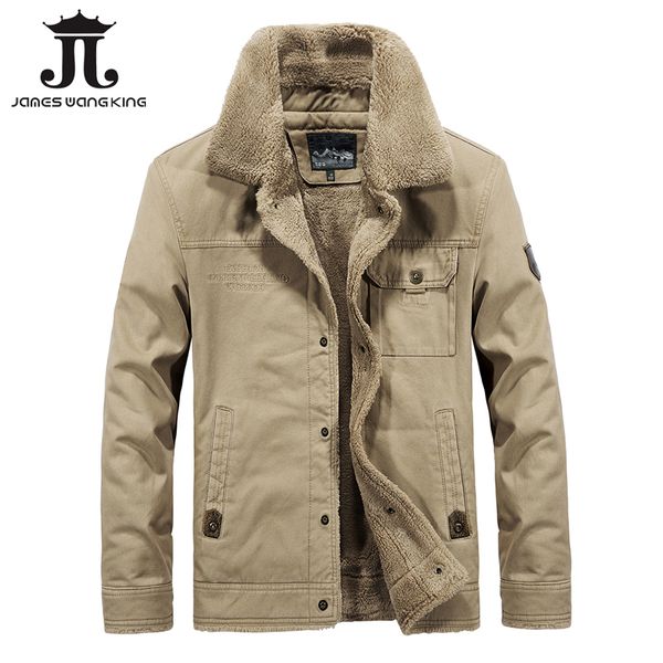

new 2018 winter jacket men plus size 4xl/5xl fur collar cotton thick keep warm coat bomber army jackets and coats 3166, Black;brown