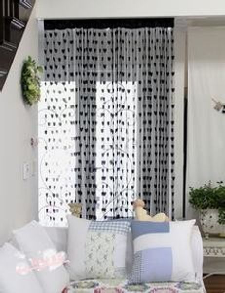 

shower curtains romantic heart shape line curtain for partition wall vestibule curtain home kichen tulle for living room