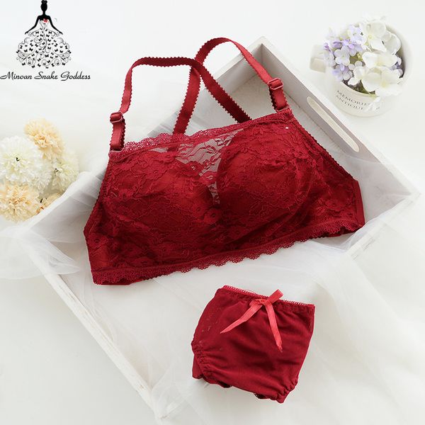 

lace underwear women lingerie set bra set bras for women push up bra briefs bralette brassiere intimate lingerie, Red;black