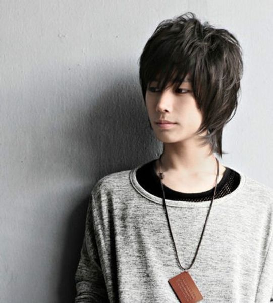 Handsome Boys Wig New Korean Fashion Short Men Natural Black