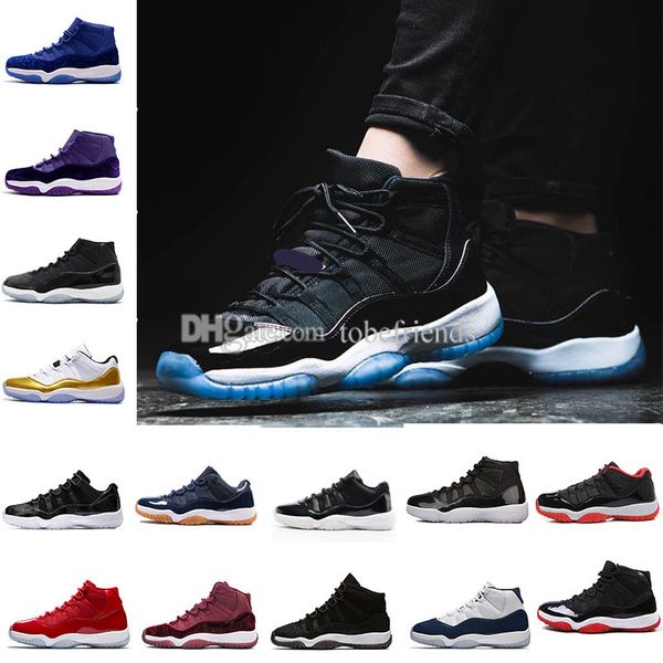 

11 men basketball shoes mid cut space jam 45 bred 23 concord gym red midnight navy gamma blue 72-10 11s women sneakers us5.5-13