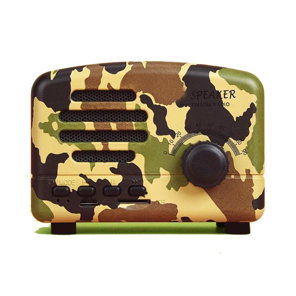 

retro bluetooth speaker 4.2 edr 5w mini subwoofer tf card ing