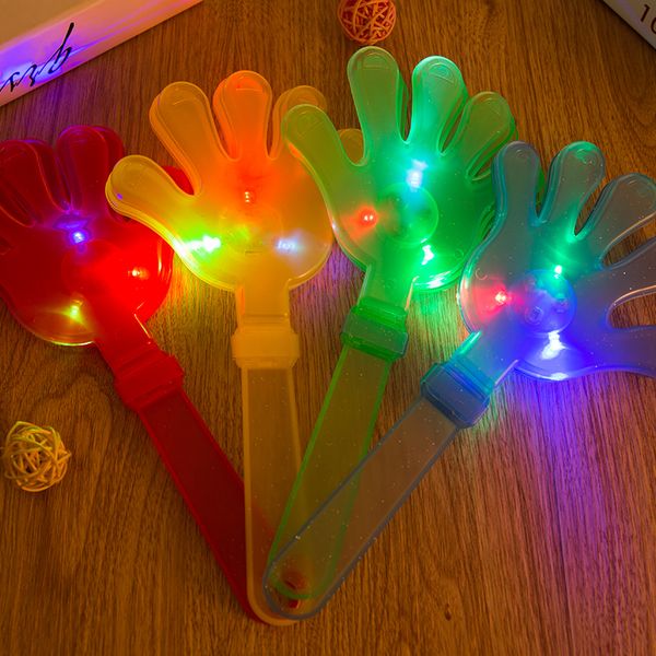 

5 шт. много партия питания детский сад детский хлоп led игрушки день рождения концерт ночной рынок стойло газовая стрелка свет рука