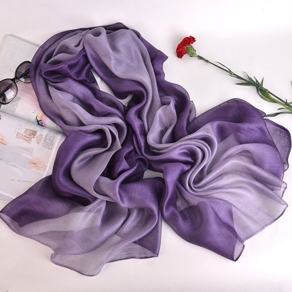 

scarf women 2018 graduated silk scarf cotton linen turban sunscreen shawl female beach towel bandana sftd07, Red;brown