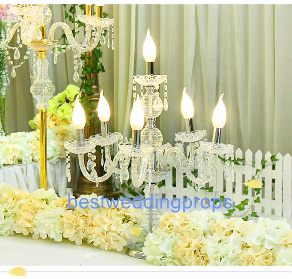 Acheter Centre De Table De Bougie De Mariage Allumant Des
