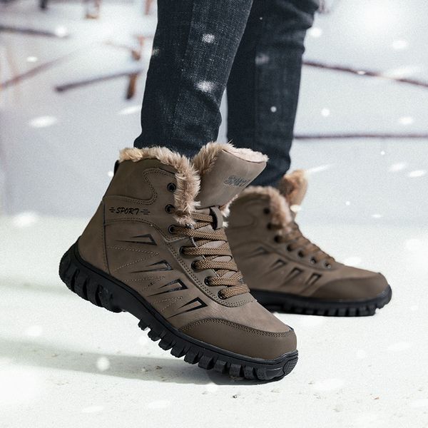 mens low cut snow boots