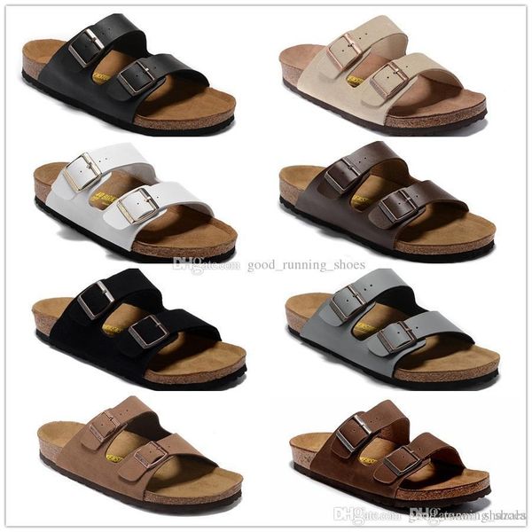 

22 color Arizona Hot sell summer Men Women flats sandals Cork slippers unisex casual shoes print mixed colors flip flop size 34-46
