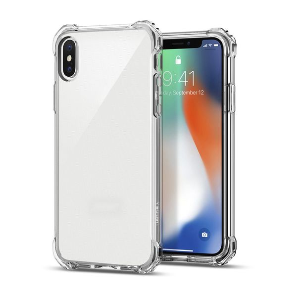 

Ultra-Thin TPU Case For NEW XR XS MAX Clear Shockproof Soft Silicone Transparent Cases 400pcs