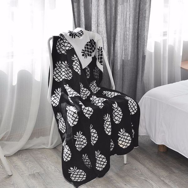 

new 2018 comfort baby blanket - 1piece 110*130cm cotton blanket super soft cartoon kids children knit blankets