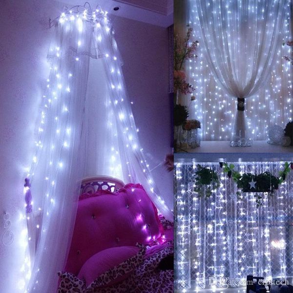 

6*3m 3*3m led christmas light halloween decoration lights led strip light indoor outdoor using ip65 8 function 110v or 220v